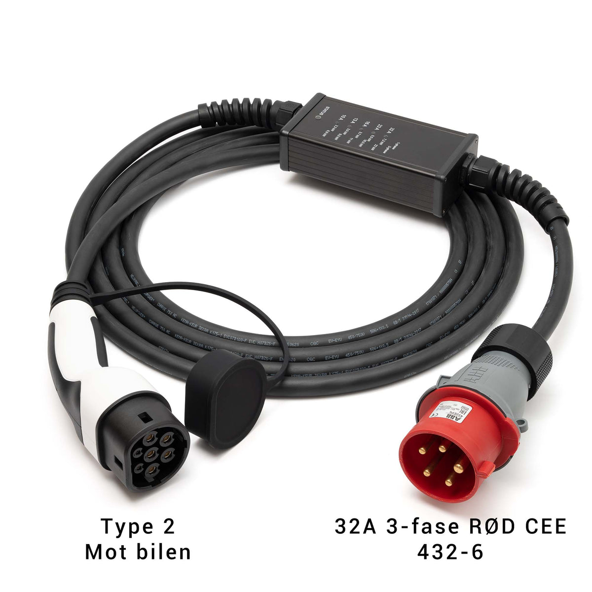 Ratio basic Type 2 - Type 2 Charging cable 32A 3 phase